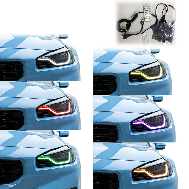 RGB DRL Headlight Module Set - BMW M2 G87 G42 220i 230i 240i