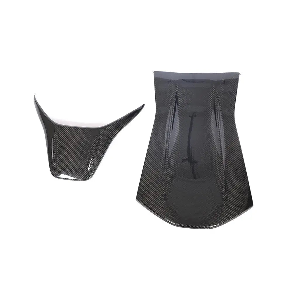 Carbon fiber Seat Back Covers - Mercedes Benz W205 C205 A45 A35 CLA45 GLA45 AMG 2014 - 2021
