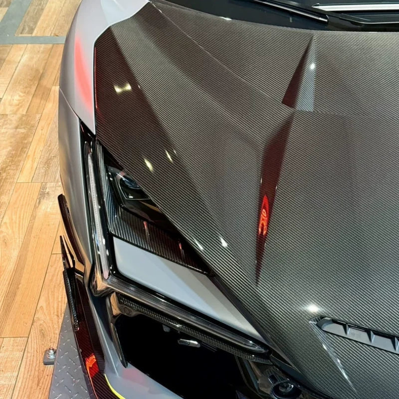 Carbon Fiber Hood Bonnet 10 Style Cover Replacement - Lamborghini Revuelto