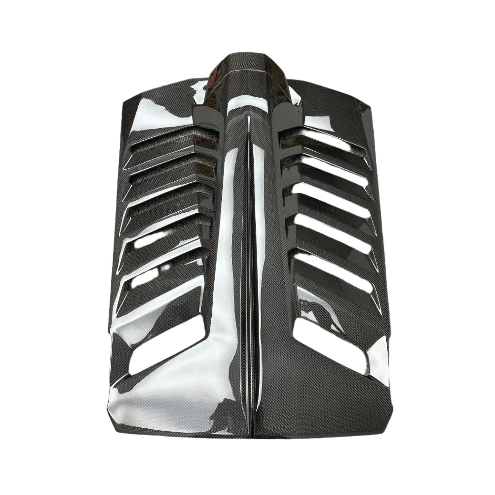 Carbon Fiber STO Style Rear Engine Hood Bonnet Cover Replacement - Lamborghini Huracan LP580/LP610/EVO