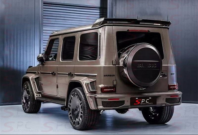 Carbon Fiber Rear B style Roof Spoiler - Mercedes G wagon G400 G500 G550 G63 W465