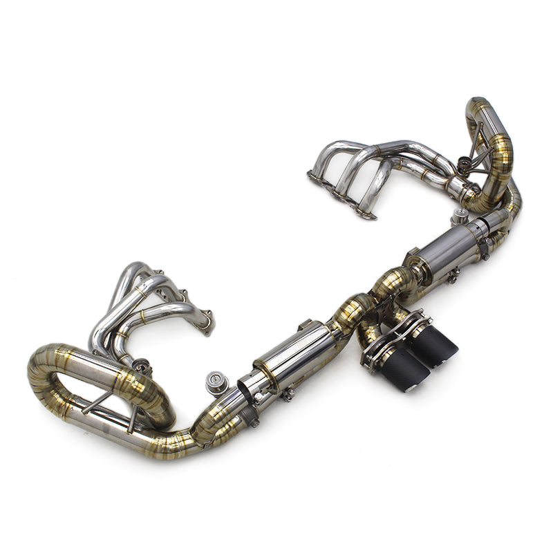 Titanium Performance Straight pipe Exhaust Catback System - Porsche 911 991/991.2 GT3 4.0