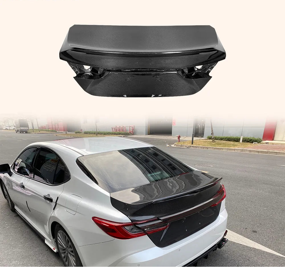 Carbon Fiber Rear Ducktail Trunk Boot Lid - Toyota Camry XV70 2017-24 8th Gen