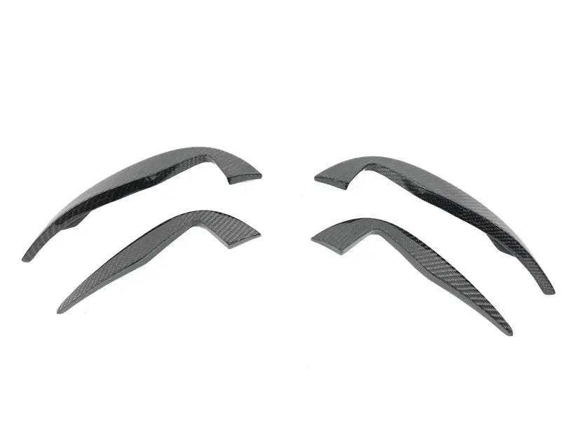 Carbon Fiber Front Bumper Canards - Audi TT RS MK3 TTRS 15-19