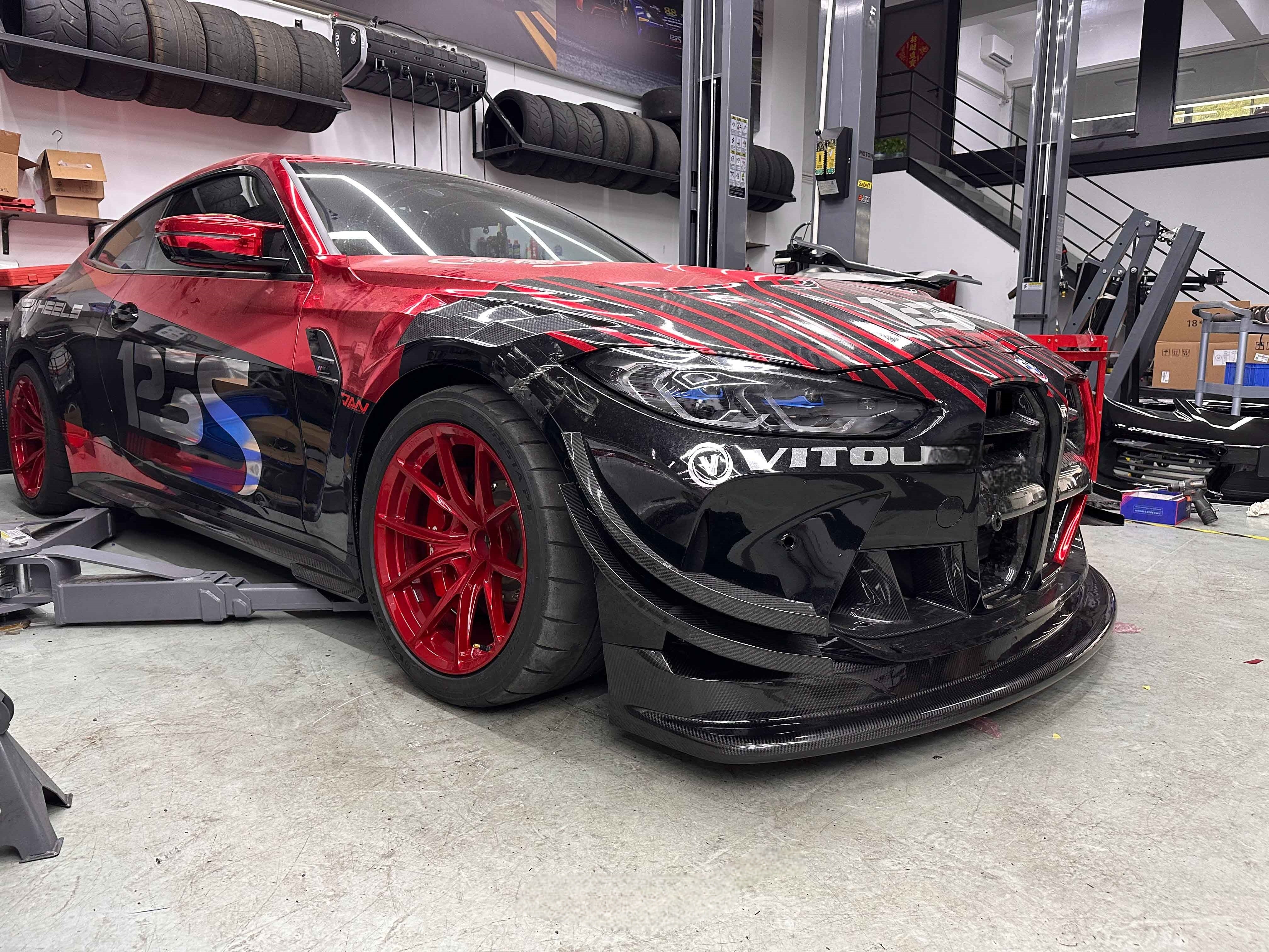 GT4 Carbon Fiber Front Lip - BMW G80 & G81 / G82 & G83 M4