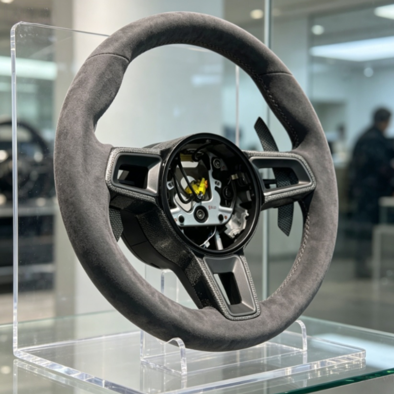 Full Custom Steering Wheel - Porsche Porsche 718 981 991 992 Macan Panamera 971 Cayenne Taycan Boxster Cayman GT