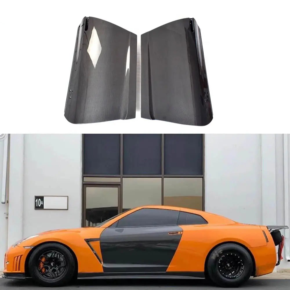 Carbon Fiber Replacement Doors Set - Nissan GTR R35
