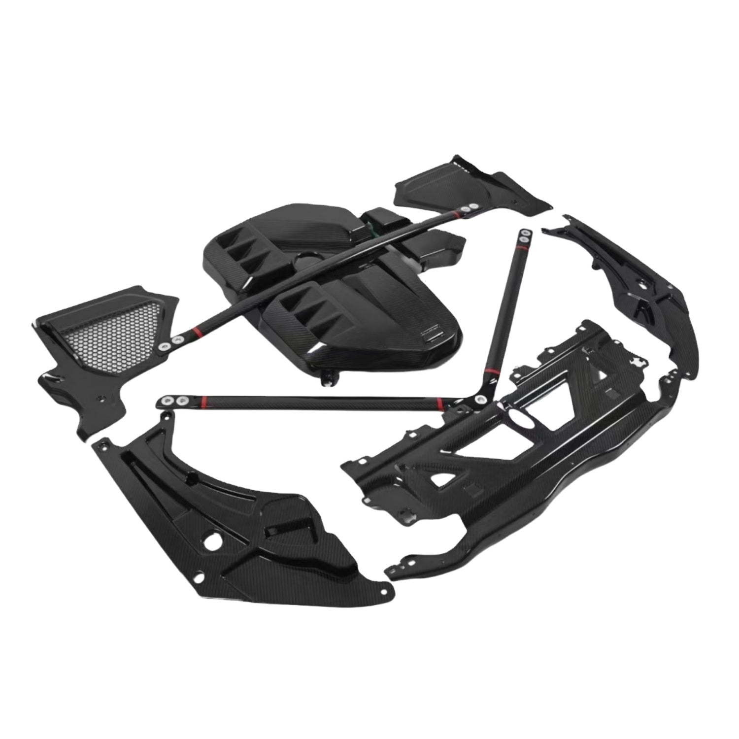 Dry Carbon Fiber Full Engine Bay Cover Kit - BMW G80 M3 & G82 M4