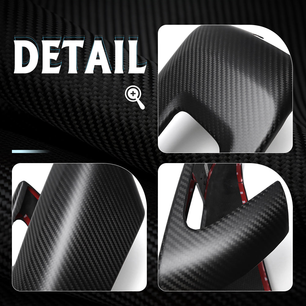 Carbon Fiber Mirror Caps - Ford F-150 F150 F250 F350 Raptor Lariat Limited XLT 2021+