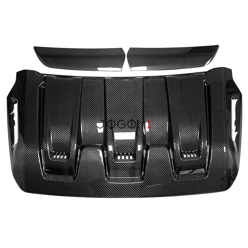 Carbon Fiber Front Hood Vent Scoop Cover - Ford F150 F-150 Raptor R 2021-2025