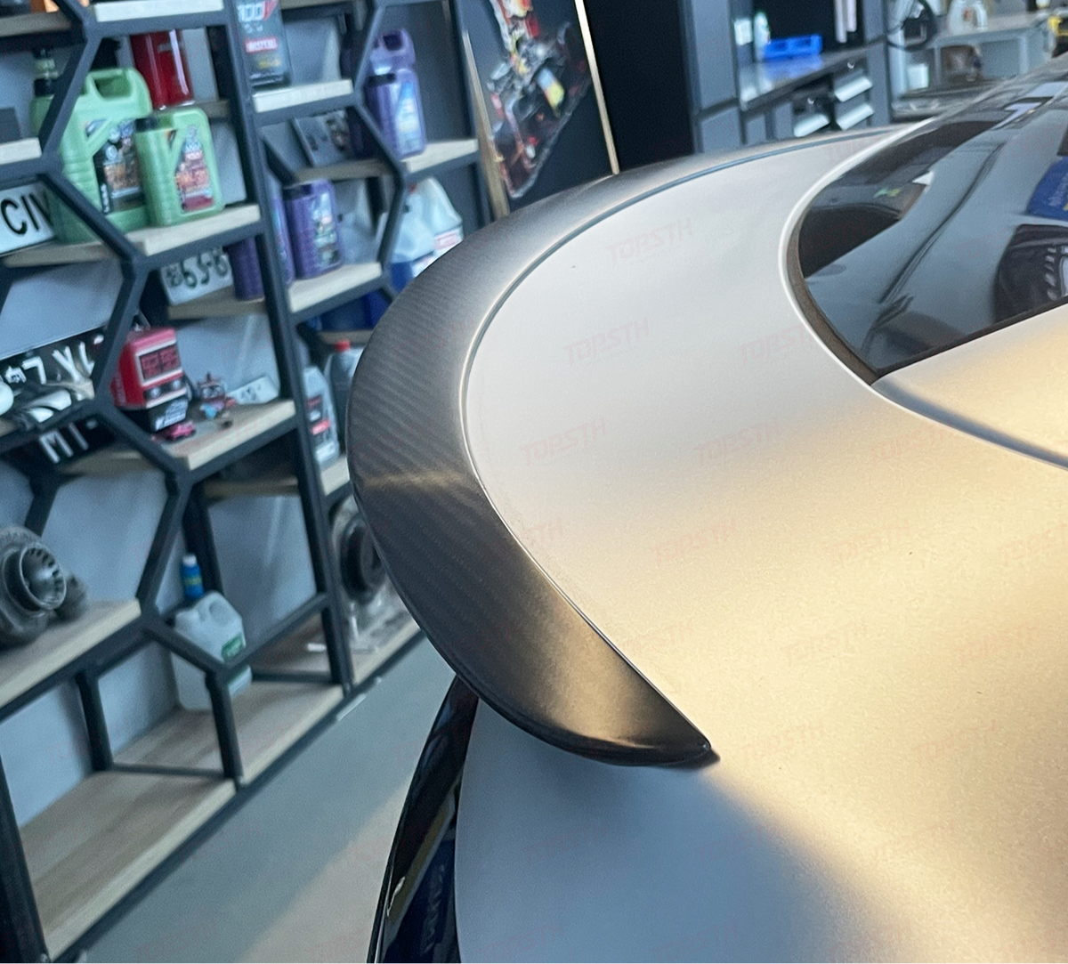 Carbon Fiber Performance Rear Trunk Spoiler - 2025+ Juniper Model Y