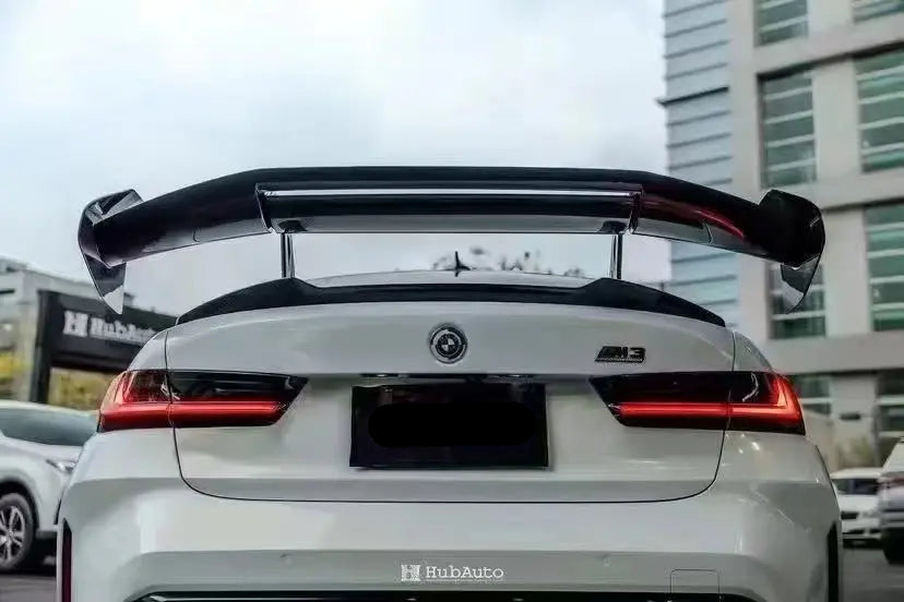 AD Style Carbon Fiber Swan Neck Wing V3 - BMW G87 M2 G80 M3 G82 M4