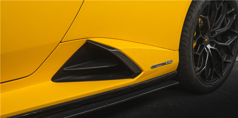 Dry Carbon Fiber Side Skirt for Lamborghini Huracan EVO