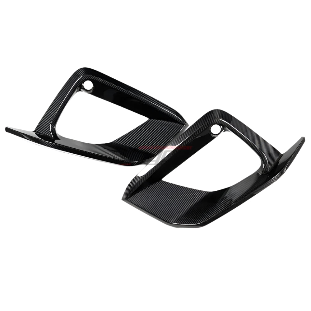 Carbon Fiber Front Fog Light Grille Cover Trim - Acura Integra Type S 2023-2025