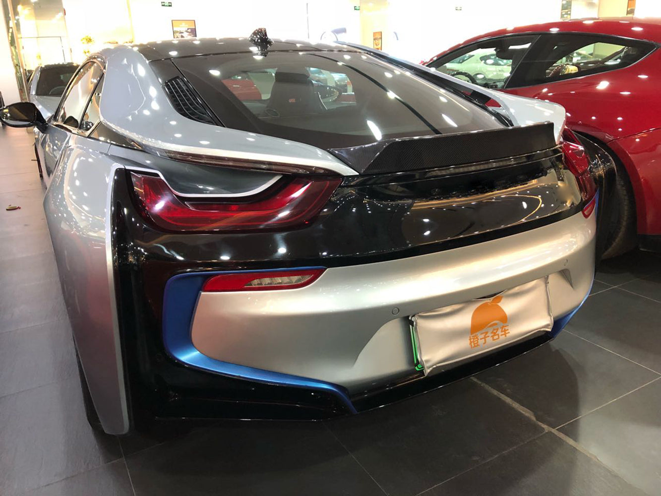 Carbon Fiber Rear Spoiler Wing - BMW I8 Coupe 2-Door 14-18
