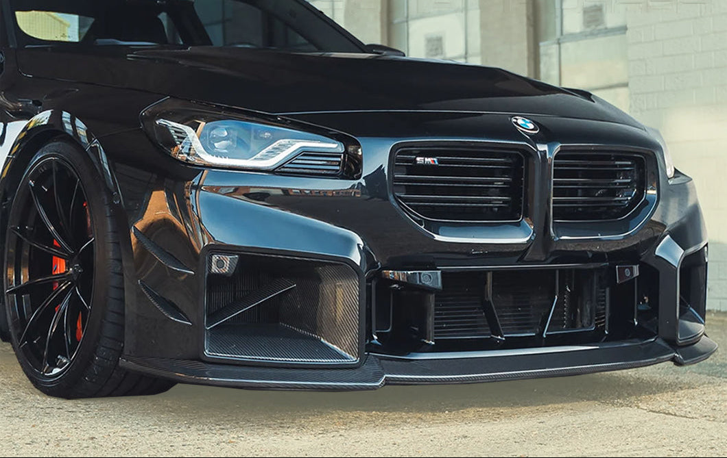 Carbon Fiber Ct Design Front Lip - BMW G87 M2