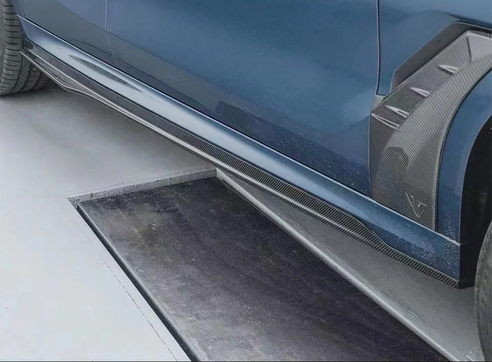 Carbon Fiber LD Style Side Skirts - 19-22 BMW X6 G06