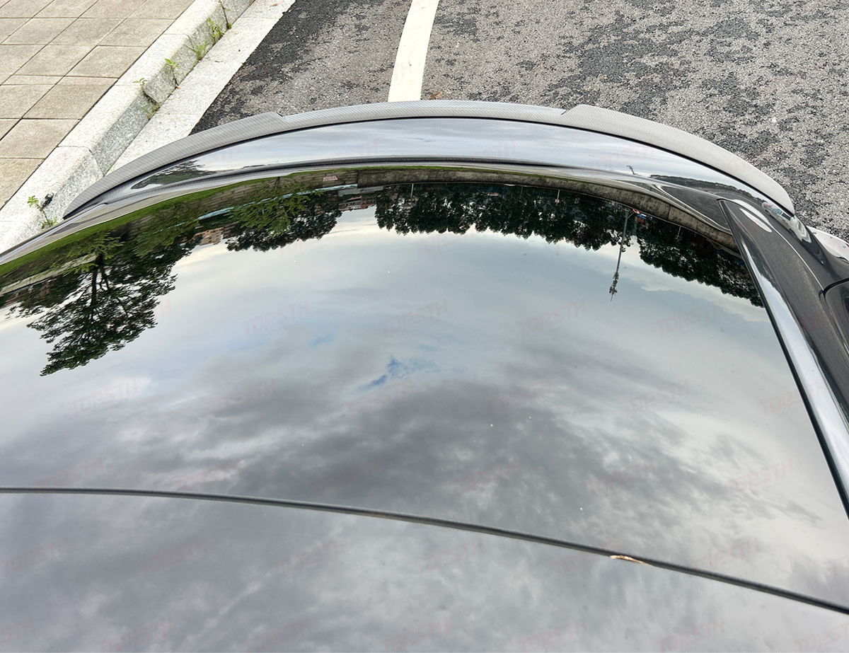 Carbon Fiber V Style Rear Trunk Spoiler V1 -  2025+ Juniper Model Y