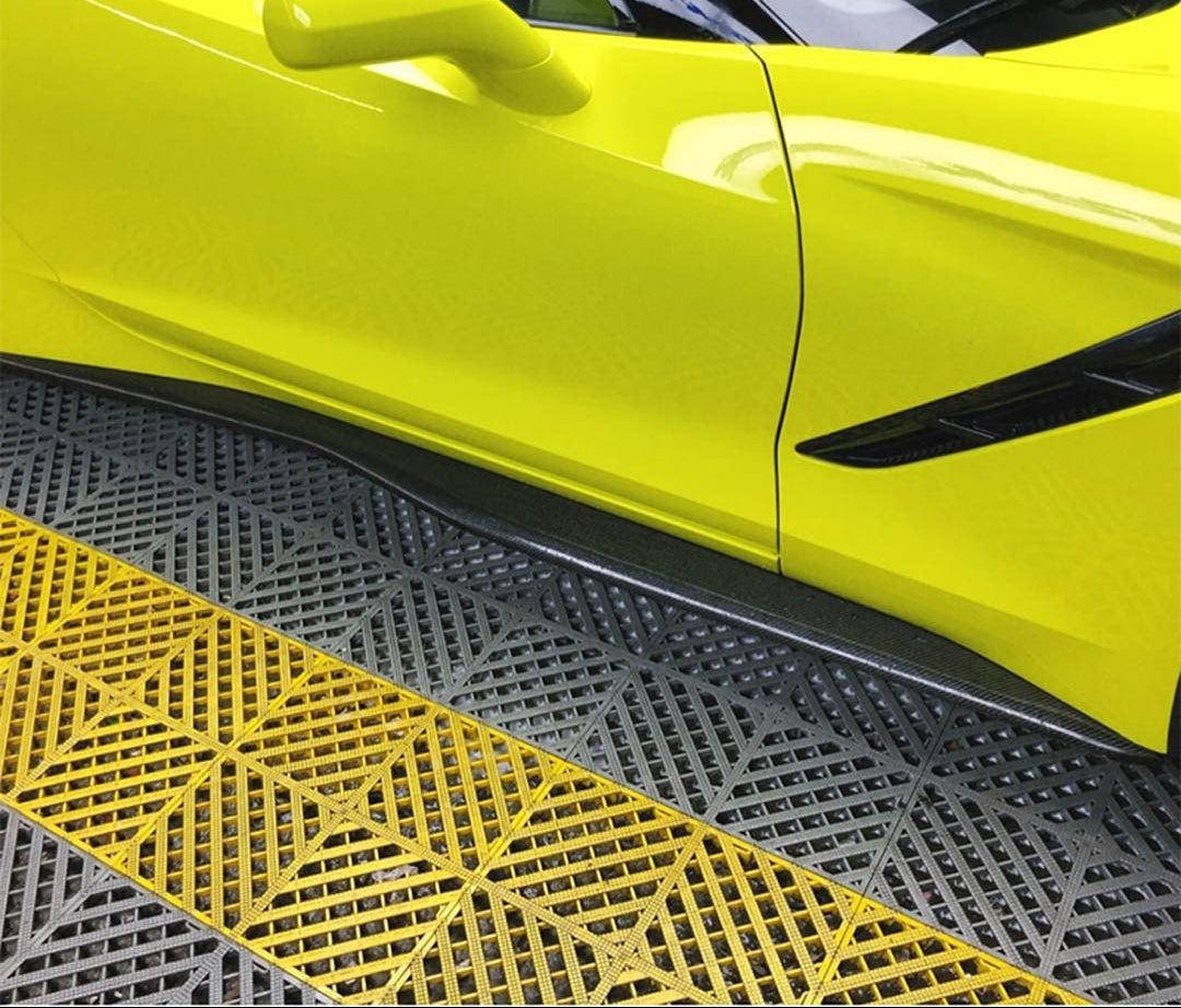 Carbon Fiber Side Skirt Extension - Chevrolet  Corvette C7