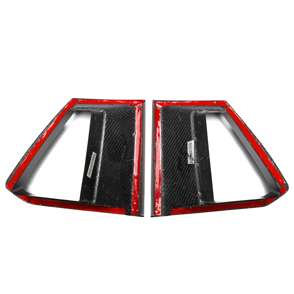 Prepreg Carbon Fiber Front Side Air Duct Grille - Ford Mustang S650 Dark Horse 2024+