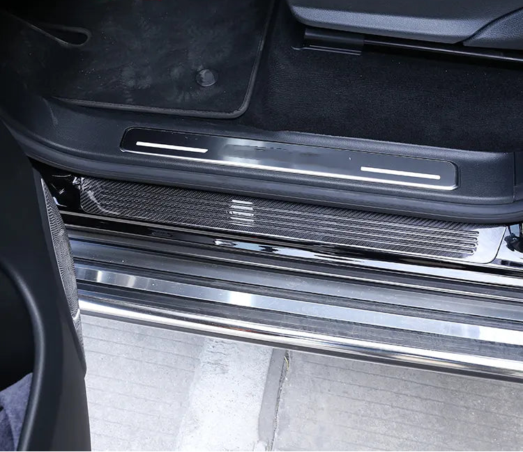 Carbon Fiber Threshold Panel Anti-scratch Door Sill - Mercedes-Benz G-Class 2019-2023