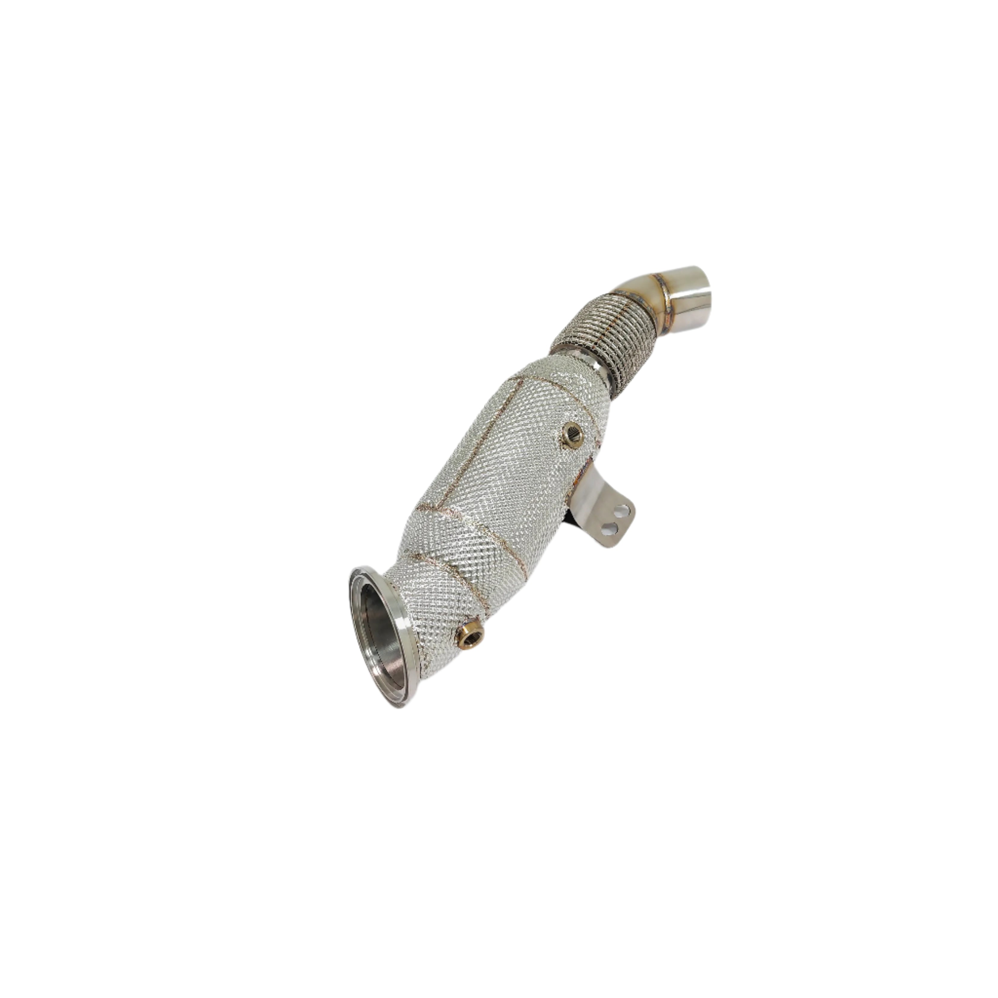 B58 Performance High Flow Catted Down Pipe w/ heatshield - BMW G01 G02 X3 X4 M40i B58 3.0T