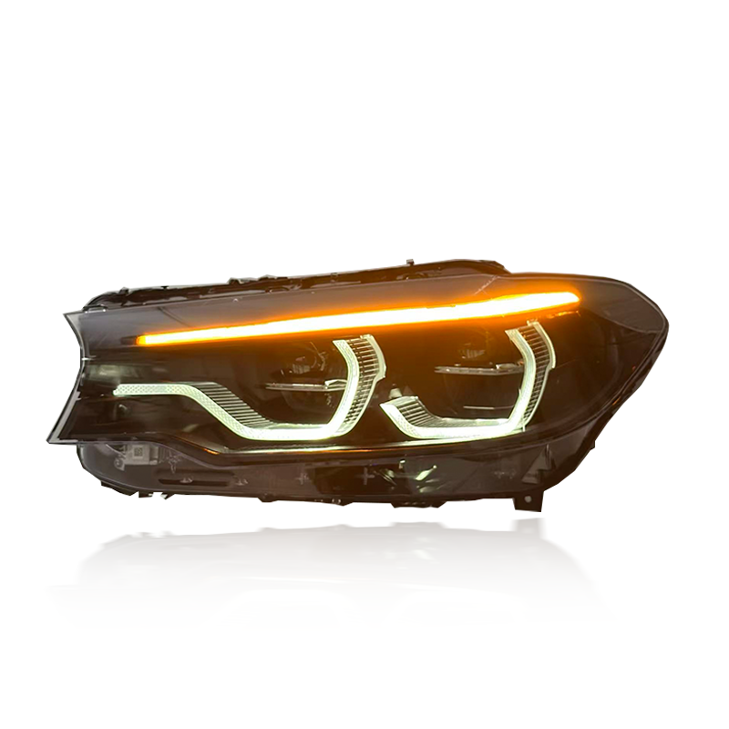 LED Headlight Yellow White Amber DRL Replacement plug n play - BMW 5 Series G30 G38 2018-2020