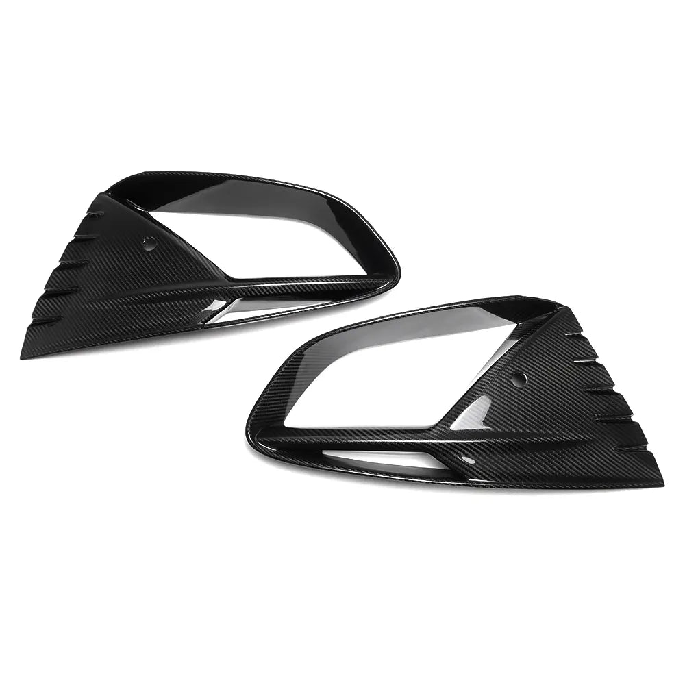 Dry Carbon Fiber Front Bumper Side Grille Vents - 2021-2024 Lotus Emira