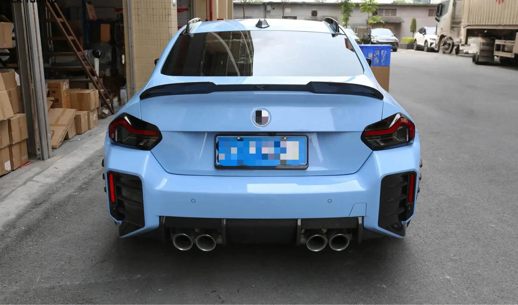 OD Style Dry Carbon Fiber Rear Spoiler V1 - BMW G87 M2