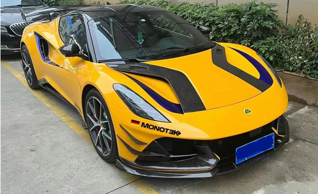 Carbon Fiber Front Bumper Trim Splitter - Lotus Emira
