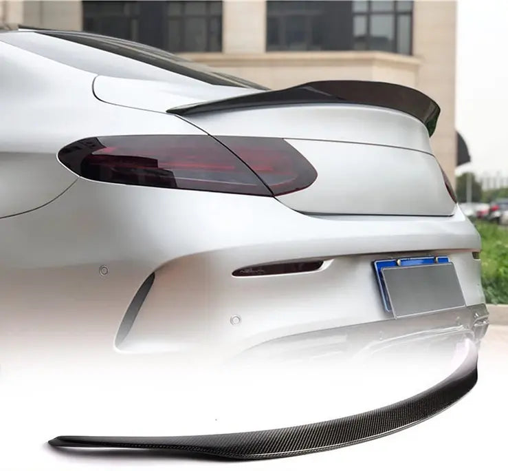 Carbon Fiber Rear Trunk Spoiler - Mercedes Benz C Class W205 C205 C63 C43 AMG Coupe 2014 - 2019