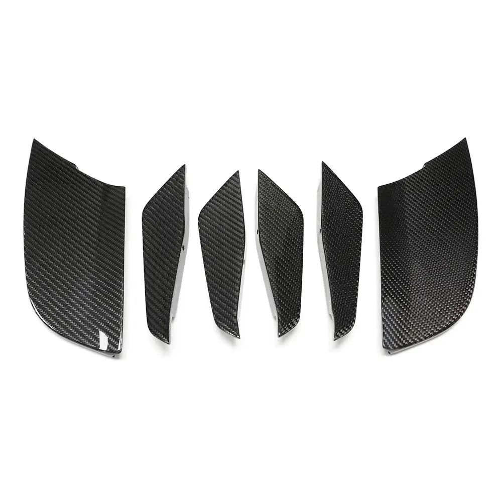 Dry Carbon Fiber Side Bumper Trims Air Vent Canards - BMW G87 M2