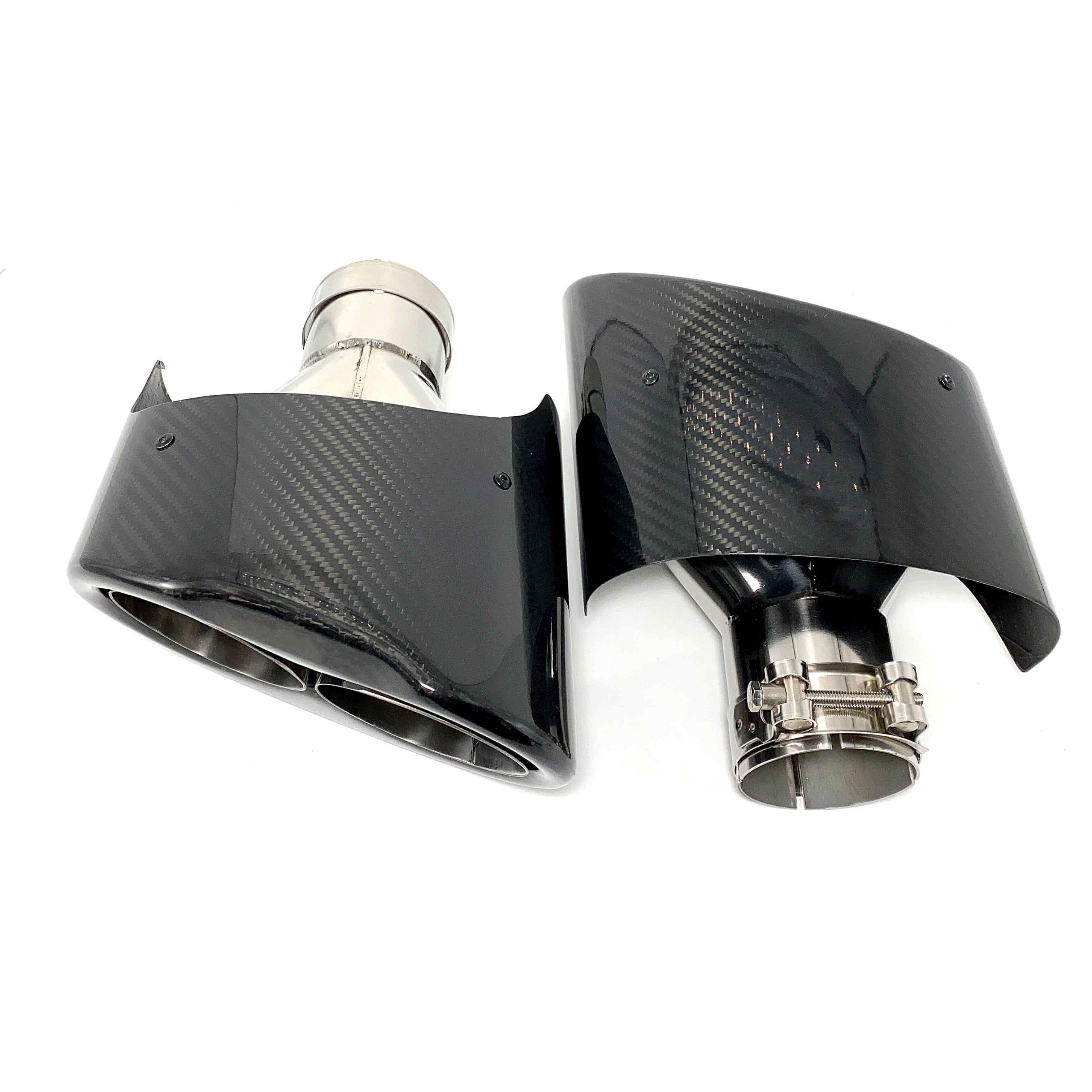 Carbon Fiber Exhaust Tip for Audi RS3 RS4 RS5 RS6 RS7 A3 A4 A5 A6 A7 Muffler Tip S4 S5 S6 S7