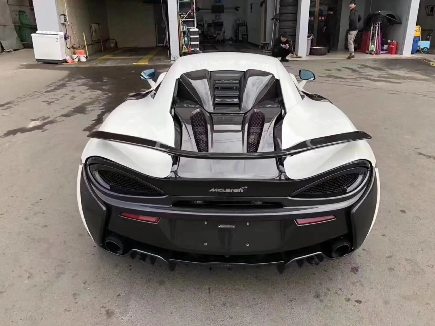 Carbon Fiber Roof Air intake - Mclaren 540C 570S