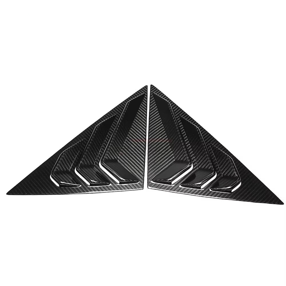 Carbon Fiber Rear Window Louvers Vent Cover Trims - Acura Integra A-Spec Type S 2023+