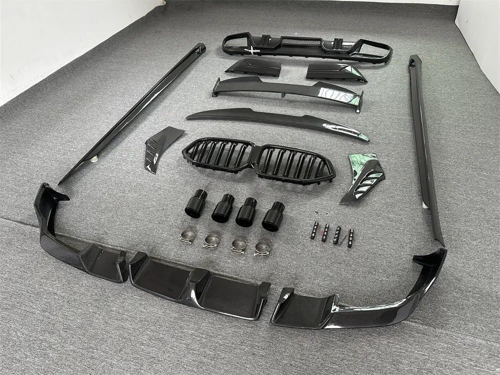 Carbon Fiber LD Aerodynamic full Body aero Kit - BMW X6 G06 LCI 2024+