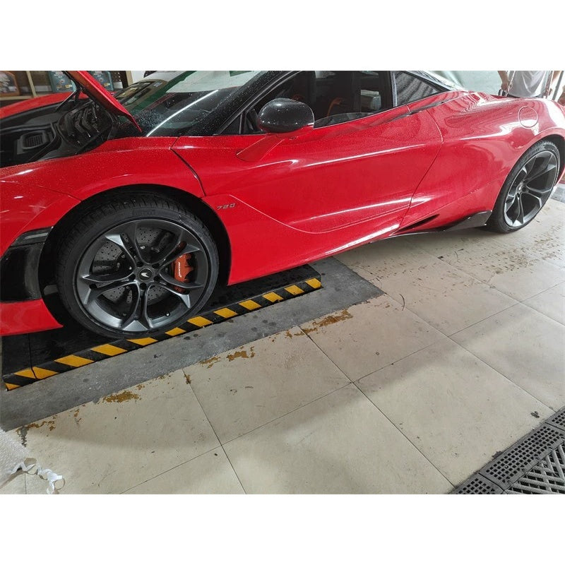 Carbon Fiber V Style Side Skirt Extension -  McLaren 720s/750s