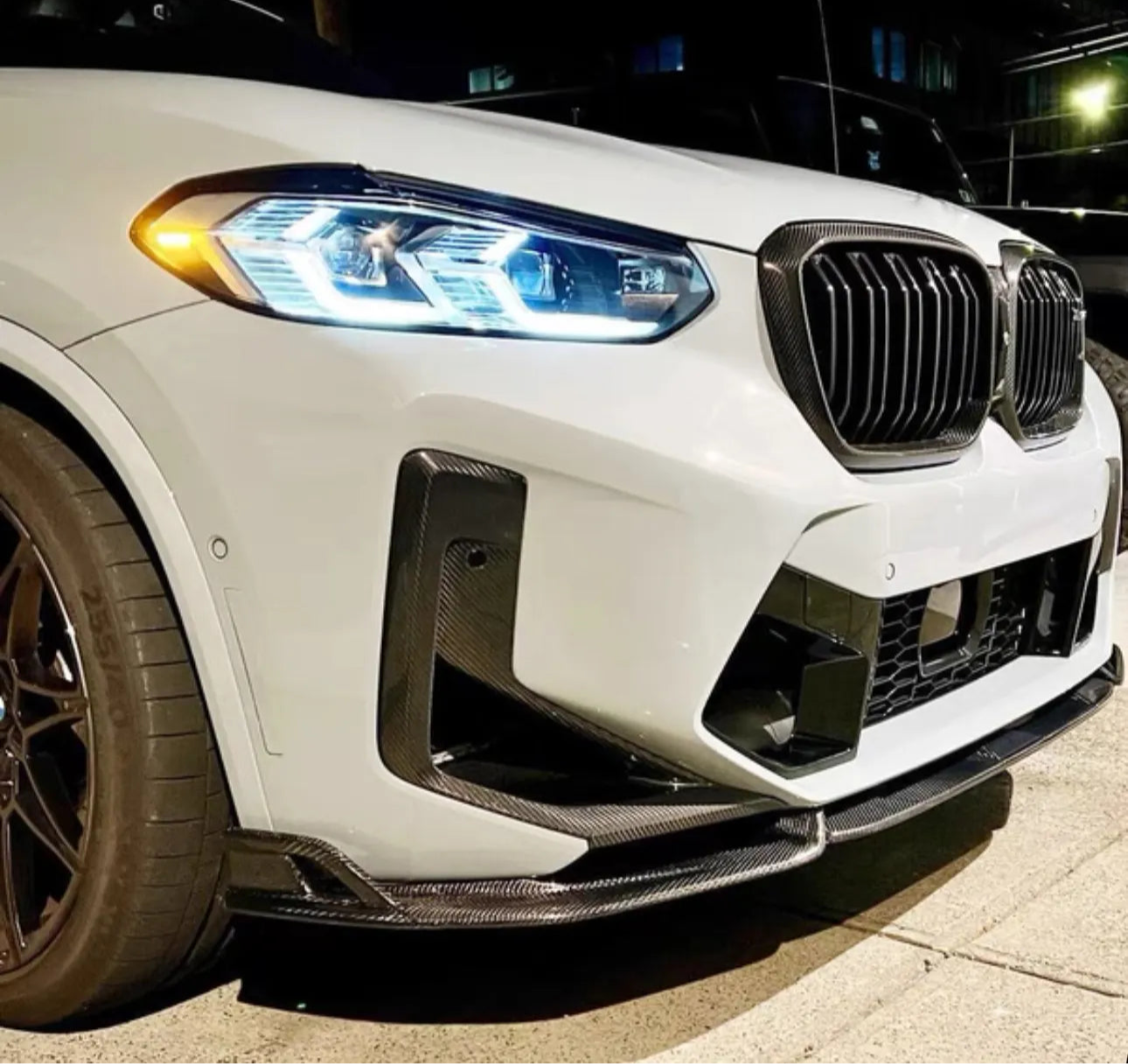 Carbon Fiber Front Bumper Lower Air Vent Duct - BMW X3M F97 X4M F98