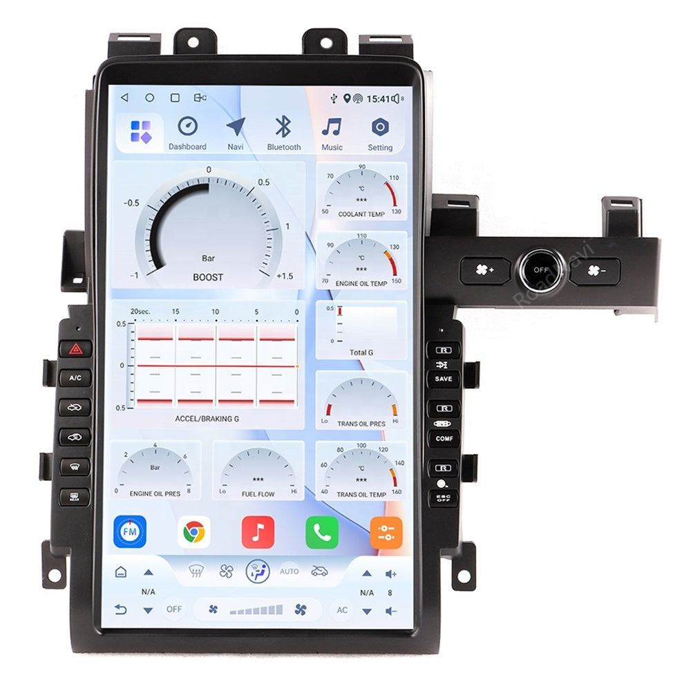 13.6'' Car Multimedia Screen Upgrade for Nissan GTR GT-R 2011-2017 Android Carplay GPS Navi 4G 360