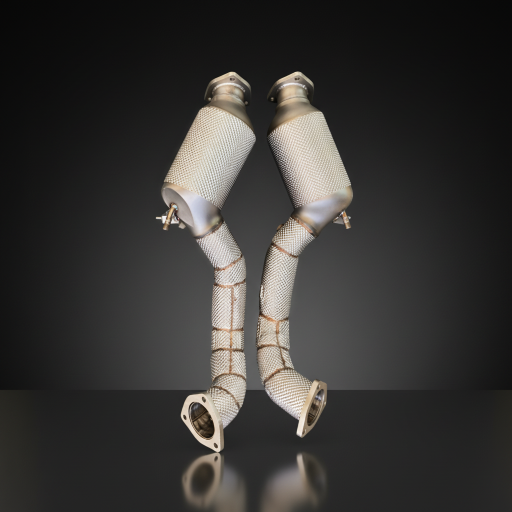 Performance Exhaust Downpipes - Porsche 718 GT4RS