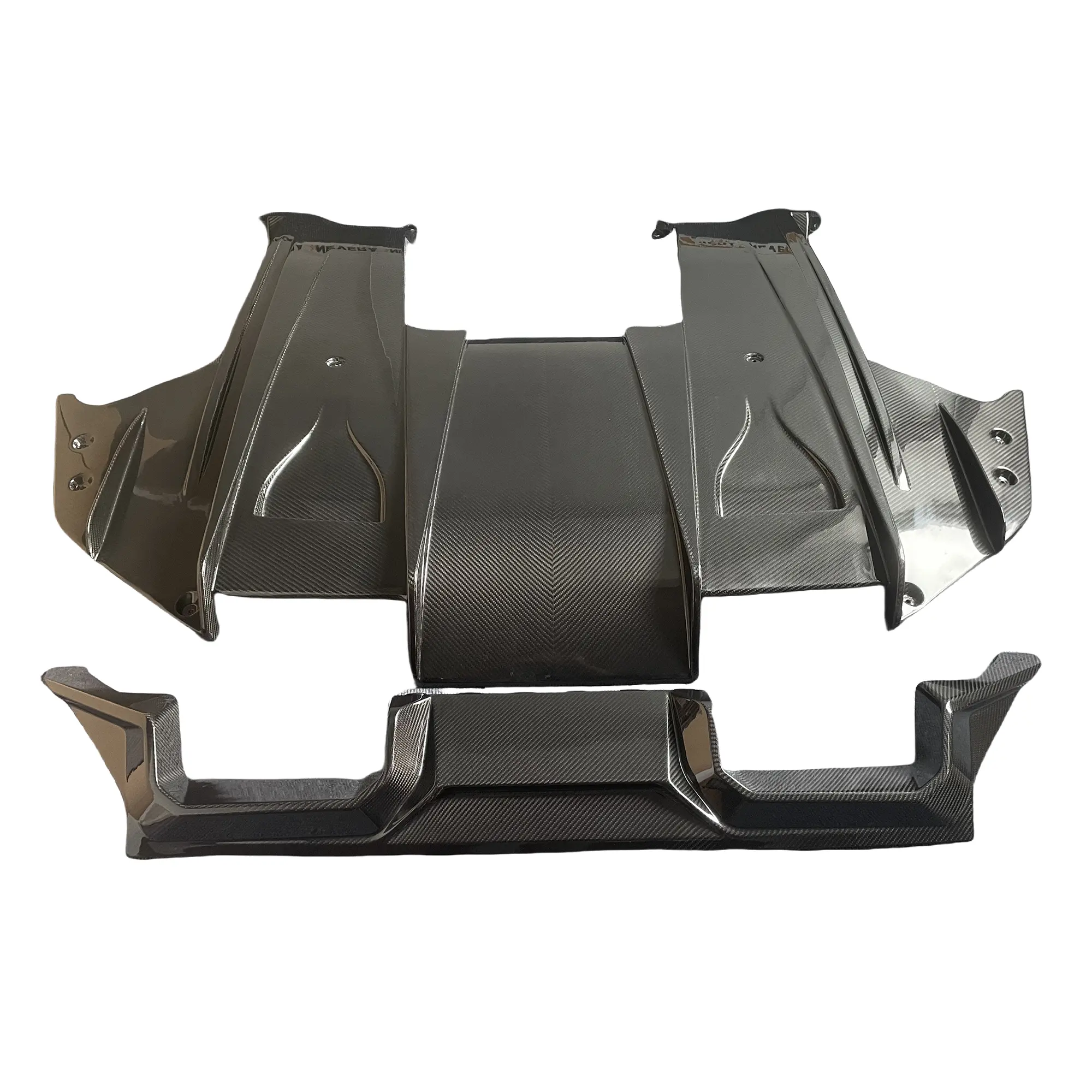 prepreg Carbon Fiber Rear Undertray Diffuser V2 - BMW G87 M2