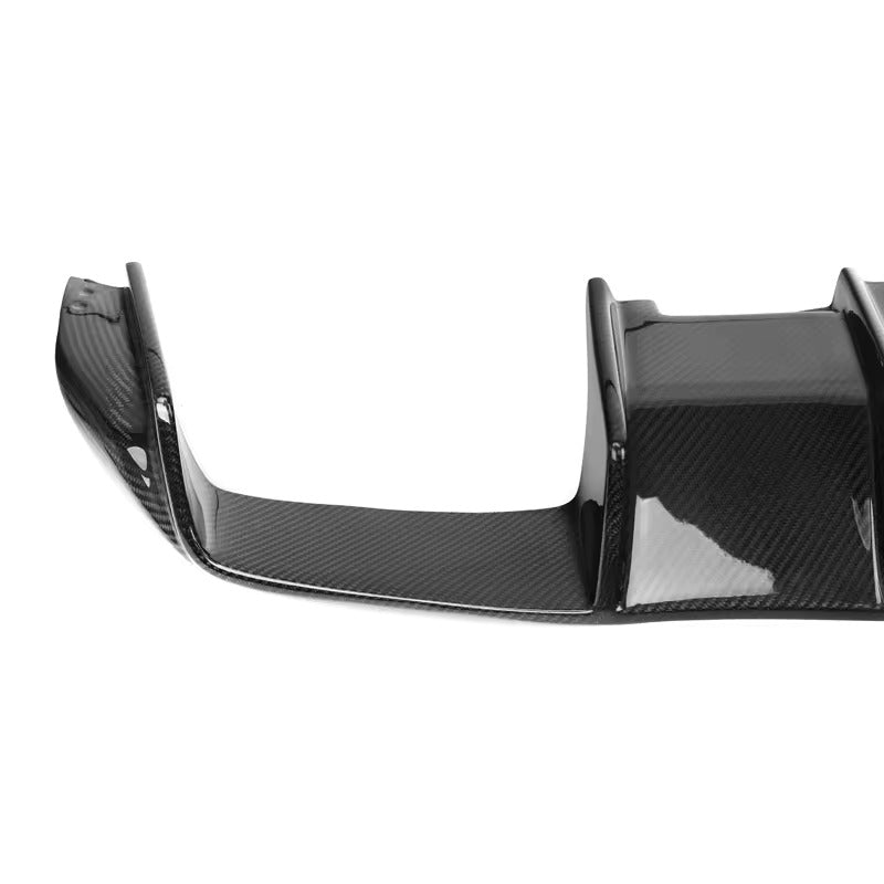 KHF Style Carbon Fiber Rear diffuser w/ Brake Light - BMW F87 M2