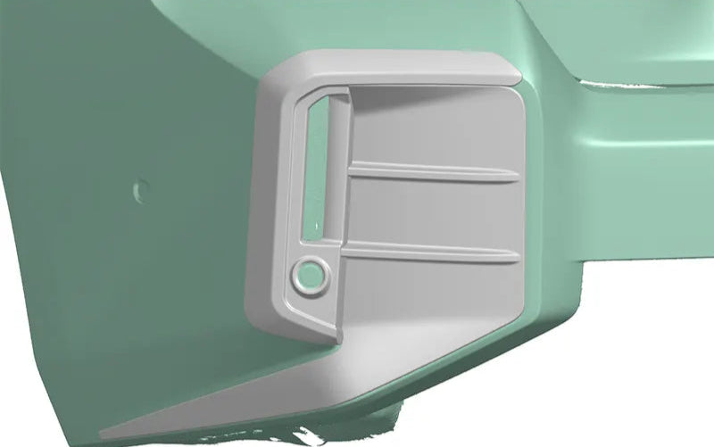 V2 Prepreg Dry Carbon Fiber PT Style Rear Canard Trim - BMW G87