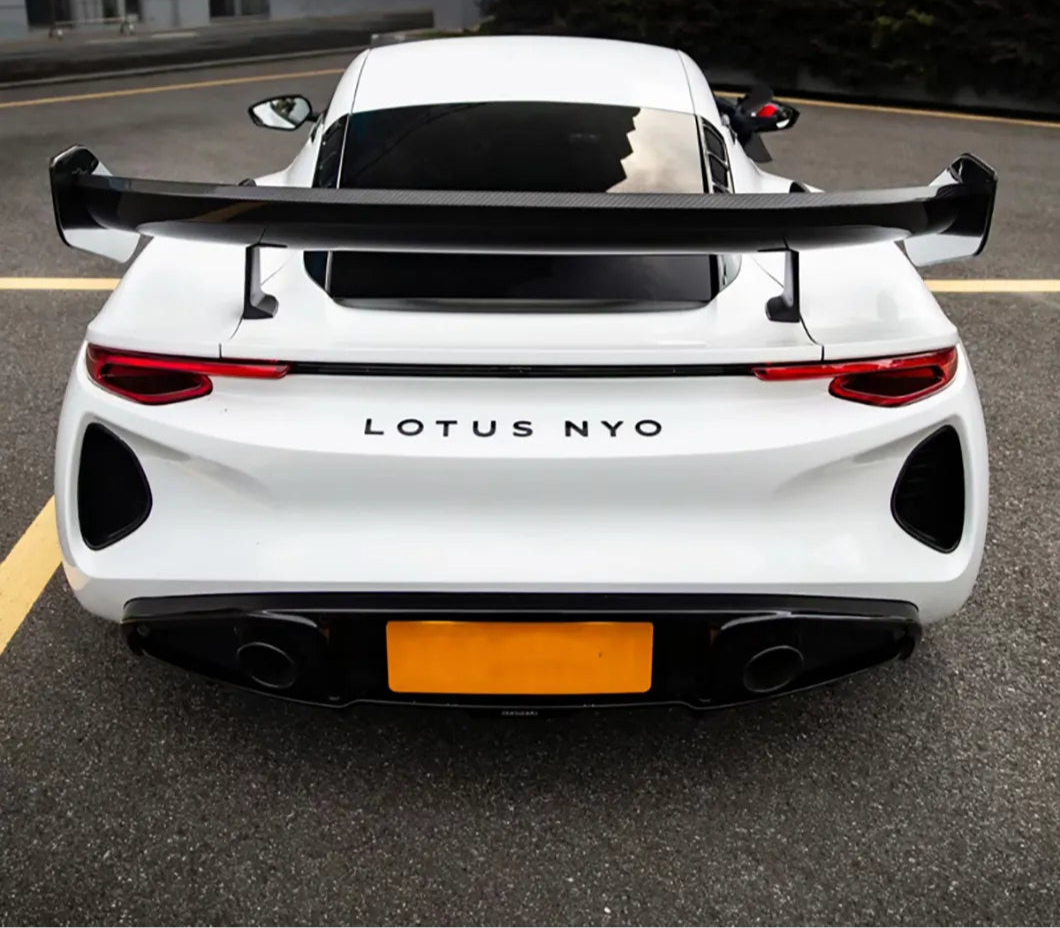 GT4 Style Carbon Fiber Spoiler Wing - Lotus Emira
