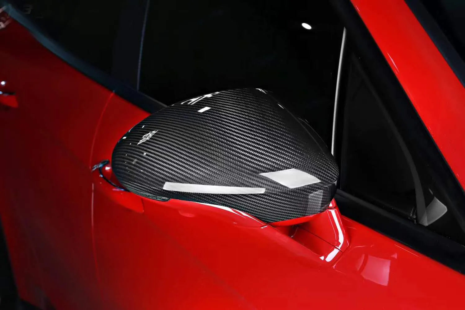 Carbon Fiber Mirror Covers - Porsche Panamera 971 GTS Sport Turbo Hatchback 4-Door 17-19