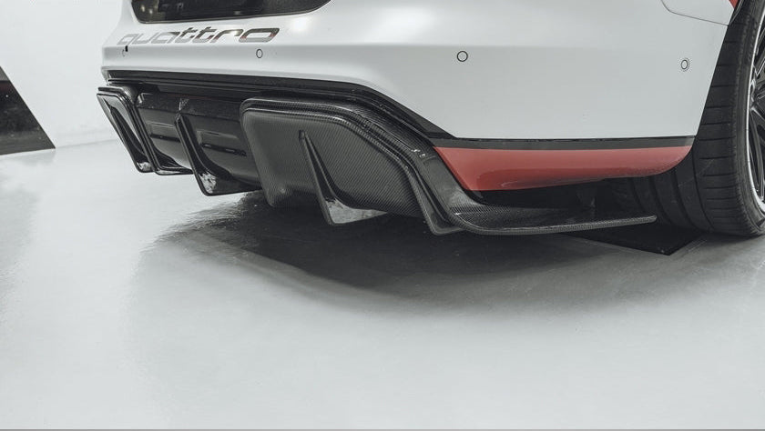 Carbon Fiber Rear Diffuser - Audi E-TRON GT