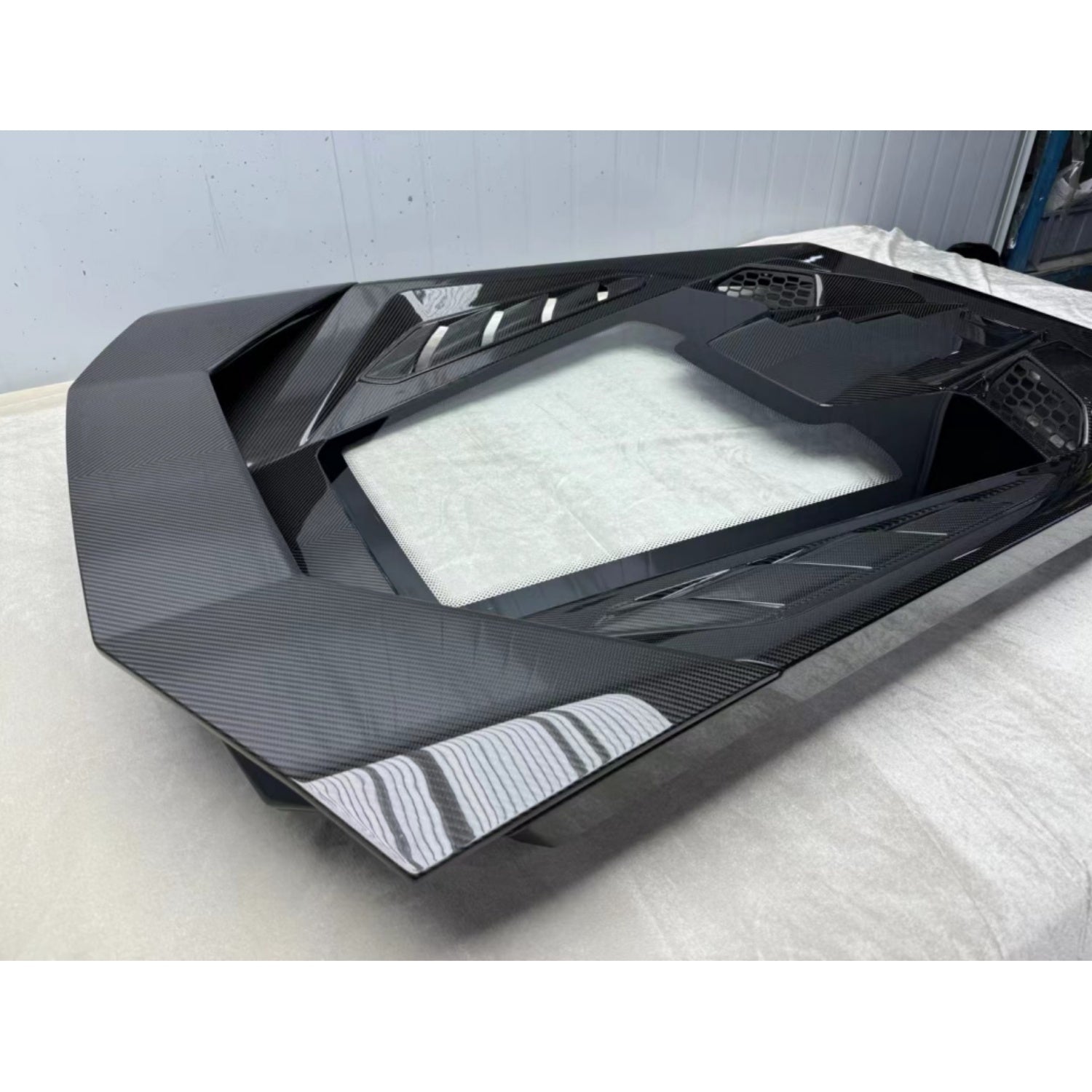 Carbon Fiber Engine Hood Cover Bonnet w/ Transparent window - Lamborghini Huracan LP580 610 EVO