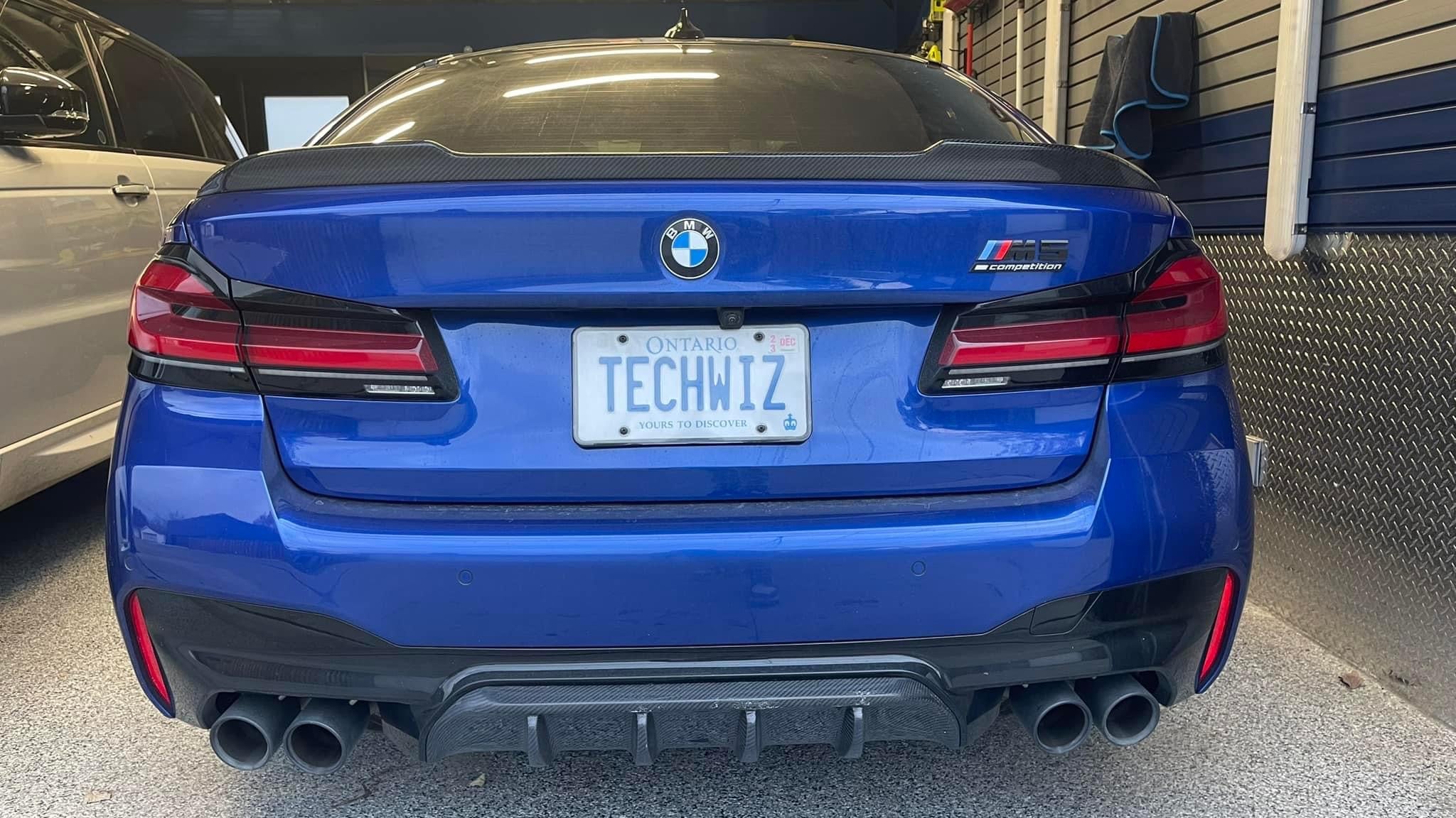 CS style Carbon Fiber Trunk Spoiler - BMW F90 M5 & G30 5 Series