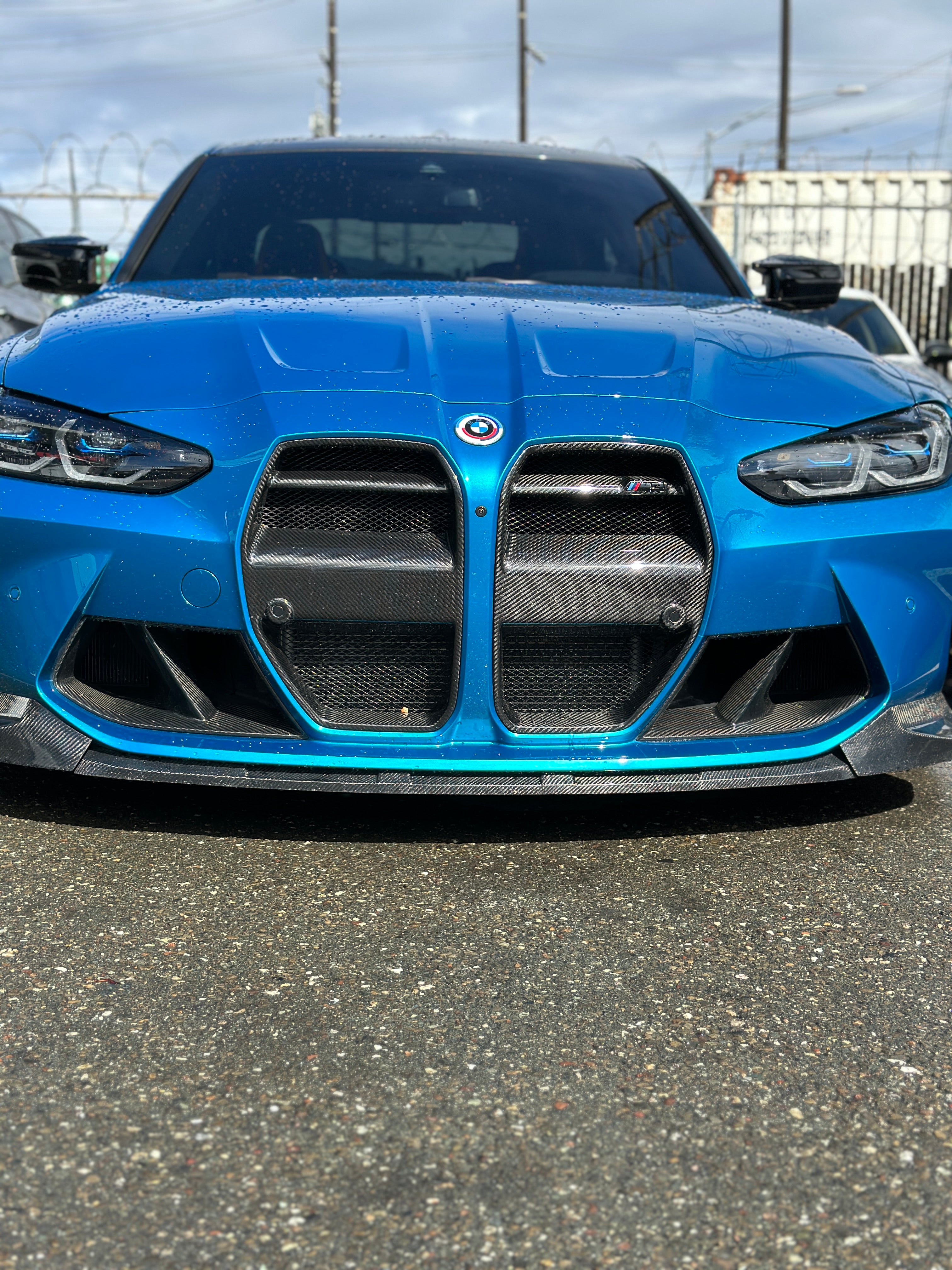 VR Style Carbon Fiber Front Grilles - BMW G80 M3 & G82 / G83 M4