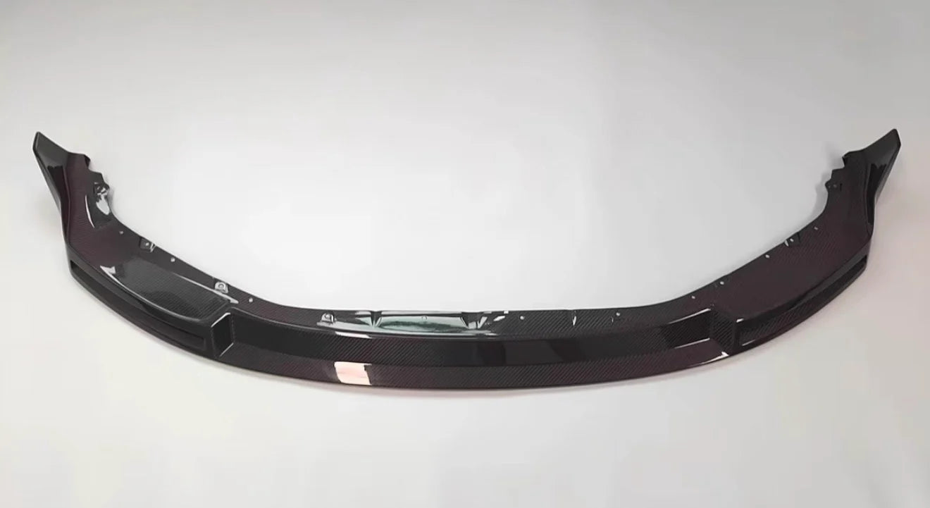 Prepreg Carbon Fiber V Style Front Splitter Lip - BMW G87 M2